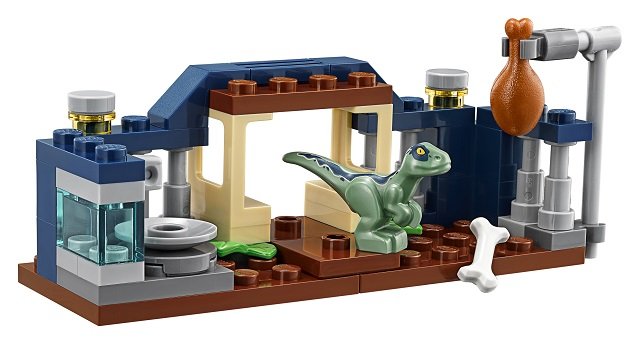 lego jurassic world baby velociraptor playpen