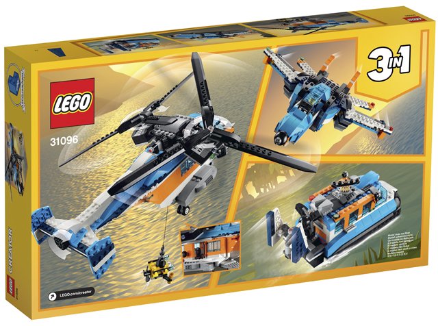 LEGO 31096 Twin-Rotor Helicopter 5702016367904 LEGO Creator
