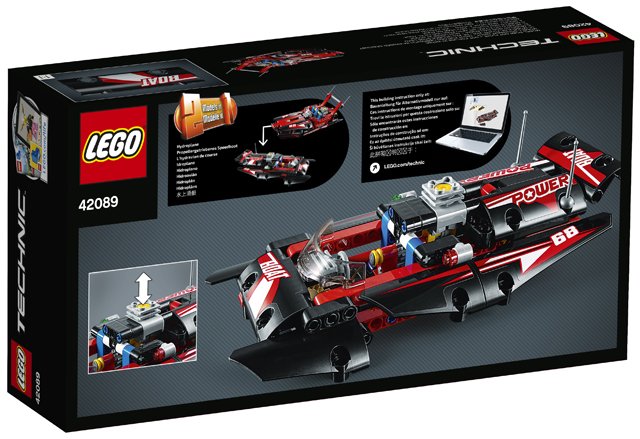 LEGO 42089 Powerboat 5702016369342 BRICKshop LEGO en DUPLO