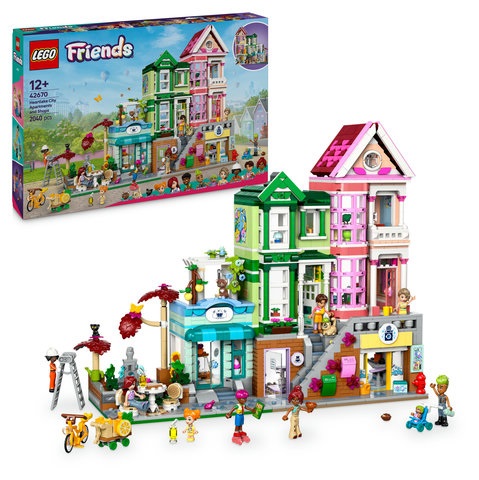 LEGO 42670 Apartments and Stores 5702017815336 BRICKshop