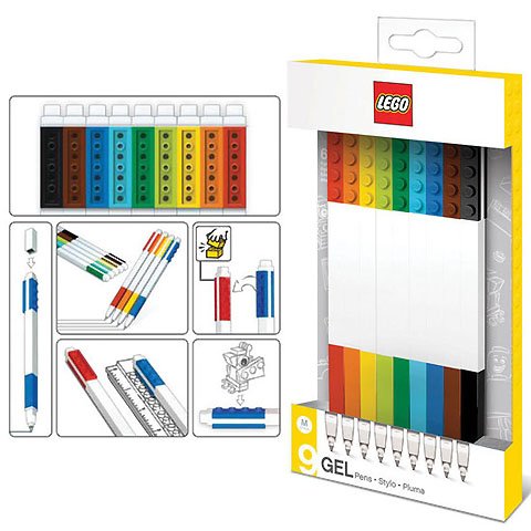 LEGO Assorted Gel Pens (Pack of 3)