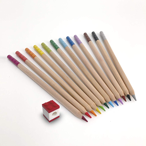 Ny ankomst Sparsommelig samle LEGO 12 Color pencils with Brick Topper | 4895028520649 | BRICKshop - LEGO  en DUPLO specialist