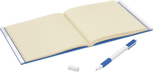 LEGO NoteBook Deluxe con Penna Azzurro -  lo store on  line della Cartolibreria Pegasus