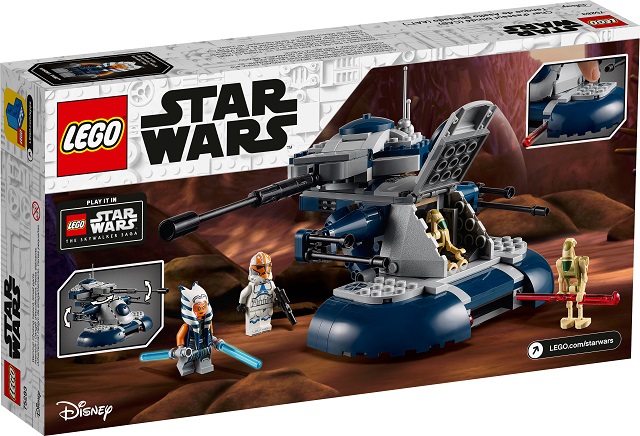 lego star wars 75283 armored assault tank