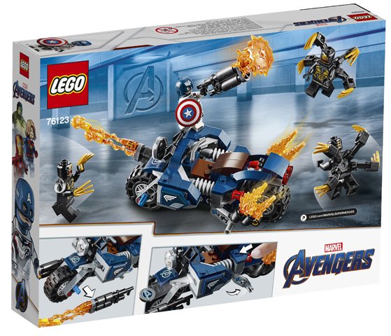 Lego 76123 Captain America Outriders Attack