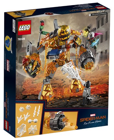 spider man lava monster lego