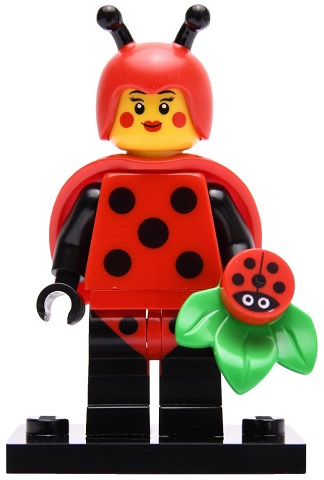 col21-4 Series 21 Lego Figure Ladybug Girl 