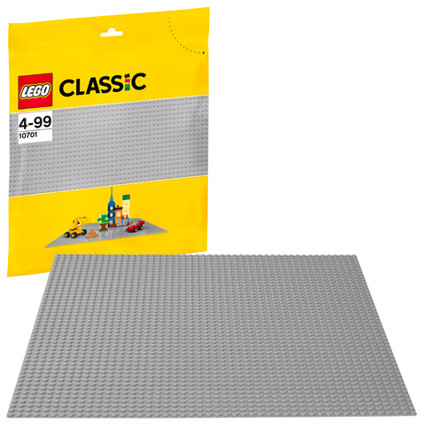 Lego 10701 Classic Baseplate in Grey 48 x 48 Stud Base Plate Ages 4+ 
