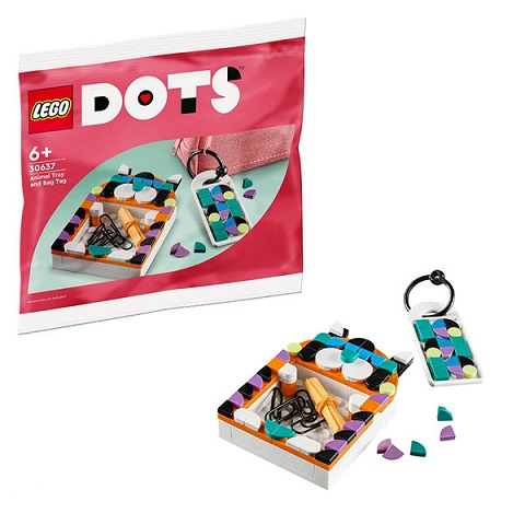 LEGO DOTS Plateau et décoration pour sac Animaux 30637