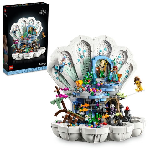 LEGO 43225 The Little Mermaid Royal Clamshell 5702017424941 BRICKshop LEGO en DUPLO specialist