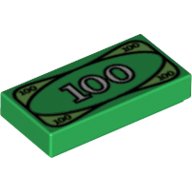 lego 100 dollar bill
