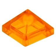 LEGO Slope 45 1x1 Piramid TRANS-ORANGE (100 pcs) BRICKshop