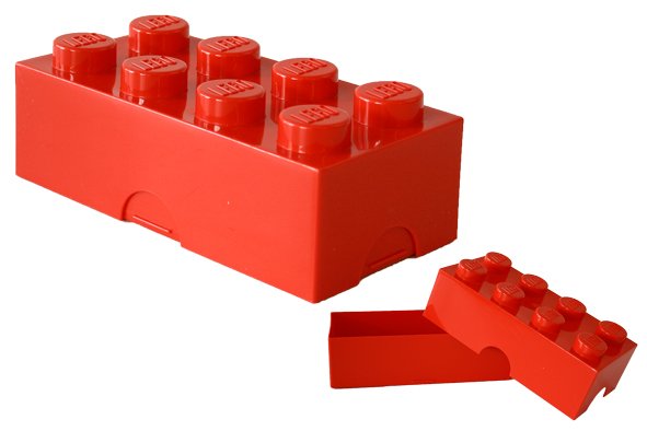 LEGO Sorting Box to Go - Transparent Red