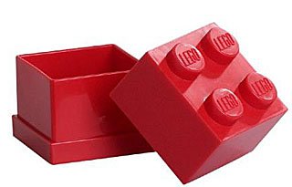 Lego Mini Box 4, Light Blue