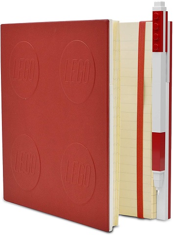 LEGO Notebook Deluxe with Pen RED, 4895028524395