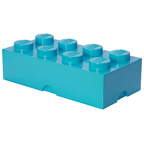 LEGO Storage Brick AZURE 5711938015718 BRICKshop LEGO en