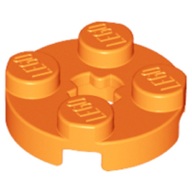 LEGO Plate 2x2 Round ORANGE (100 pcs) BRICKshop LEGO en DUPLO