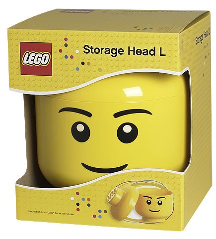 Yellow Man LEGO Storage Head L 