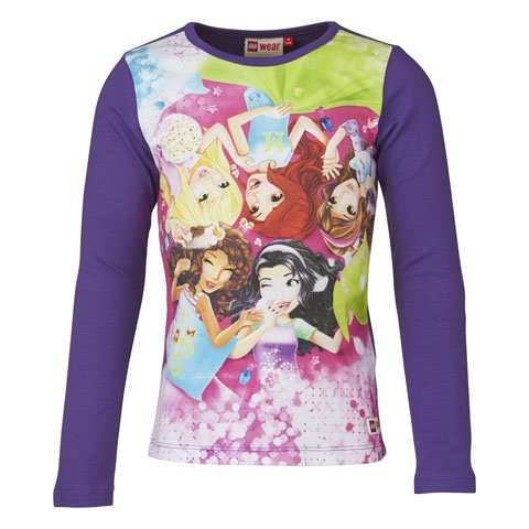 LEGO T Shirt Friends PURPLE Tanisha 806 Size 110 5700067203059 BRICKshop LEGO en DUPLO specialist