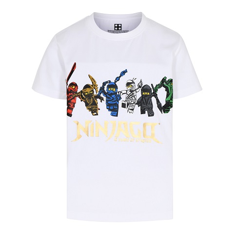 LEGO T-Shirt Ninjago - DUPLO 104) en WHITE (M12010203 Size - specialist BRICKshop LEGO | | 5700068038889