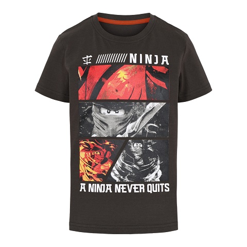 LEGO T Shirt Ninjago DARK GRAY M12010194 Size 98