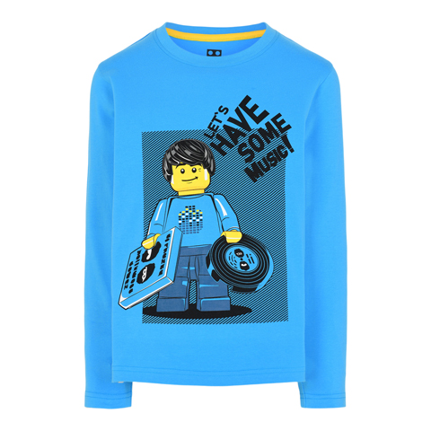 Size LEGO - BRICKshop | Clothing 5700067987799 LEGO specialist en | BLUE (M12010040 LEGO 104) - T-shirt | DUPLO
