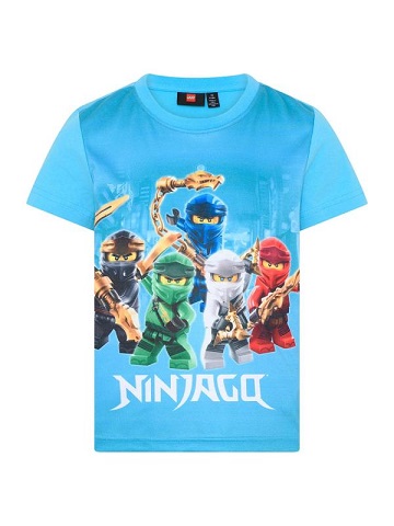 LEGO T-shirt Ninjago BRIGHT BLUE (LWTAYLOR 623 - Size 122) | 5700068318509  | BRICKshop - LEGO en DUPLO specialist