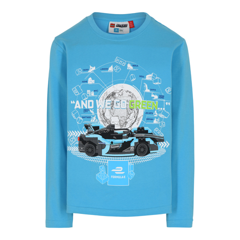 LEGO T shirt Speed Champions TURQUISE M12010156 Size 110 5700068016184 BRICKshop LEGO en DUPLO specialist