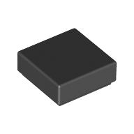 - 307026 10 x Lego Black  flat tile size 1x1 Parts & Pieces 