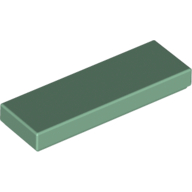 LEGO Tile 1x3 SAND GREEN 100 pcs BRICKshop LEGO en DUPLO