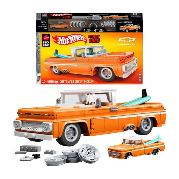 Mattel Brick Shop Hot Wheels Custom '62 Chevy Pickup