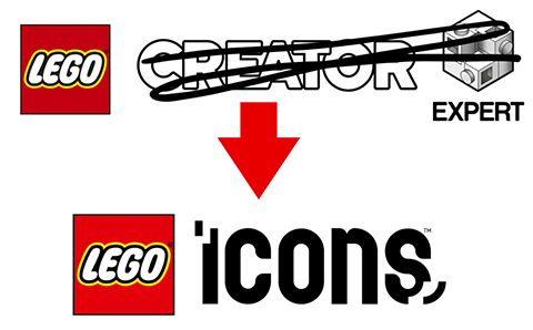 LEGO Creator Expert changes to LEGO Icons